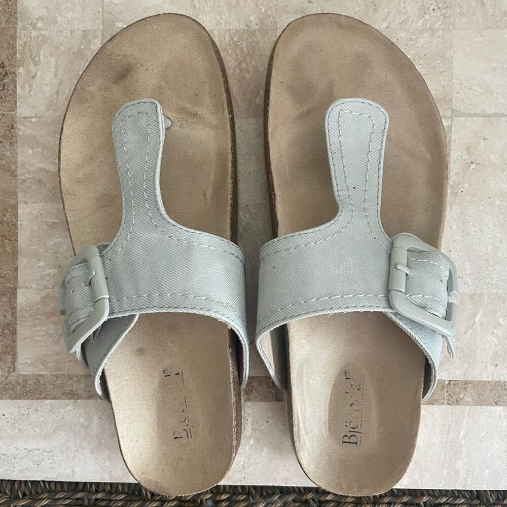 Bjorndal sandals. Canvas strap. Good condition